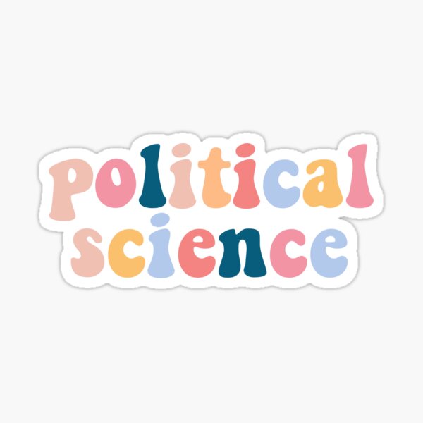political science Sticker