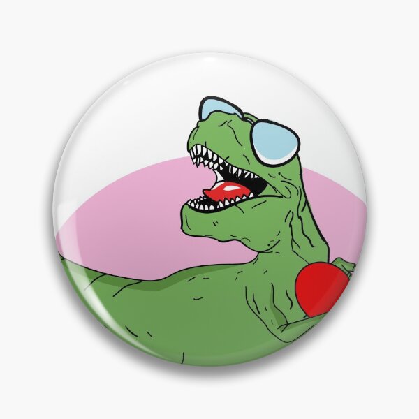 Item preview, Fun Dinosaur Gift print Crusher Valentine's Tee designed and sold by Lisbob.