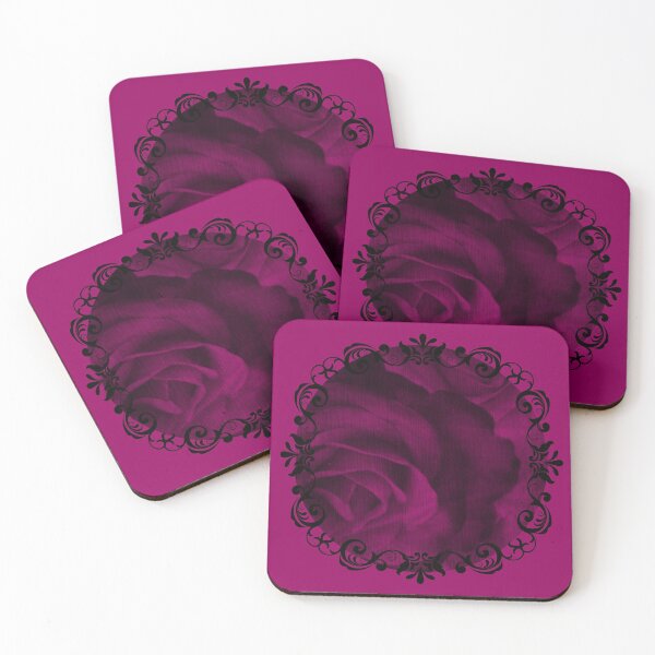 Item preview, Royal Roses purple Pattern designed and sold by ItezaPatterns.