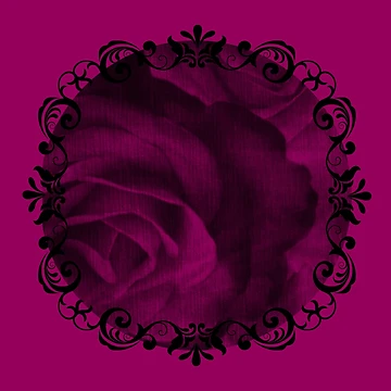 Artwork thumbnail, Royal Roses purple Pattern by ItezaPatterns