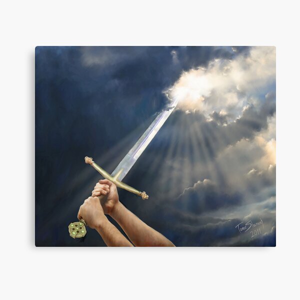 Sword of the Spirit by Tamer ElSharouni Canvas Print
