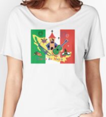 Cinco de Mayo with Mexican Flag Women's Relaxed Fit T-Shirt