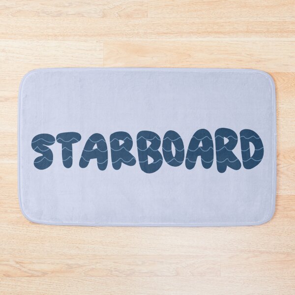 Item preview, Starboard Crew Waves designed and sold by Mazie Kate.