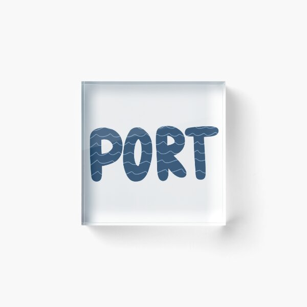 Item preview, Port Crew Waves designed and sold by Mazie Kate.