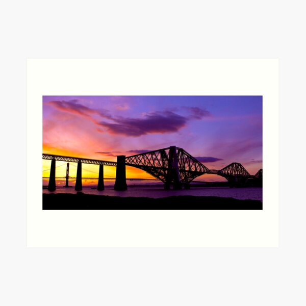 The Bridge at Dawn Art Print