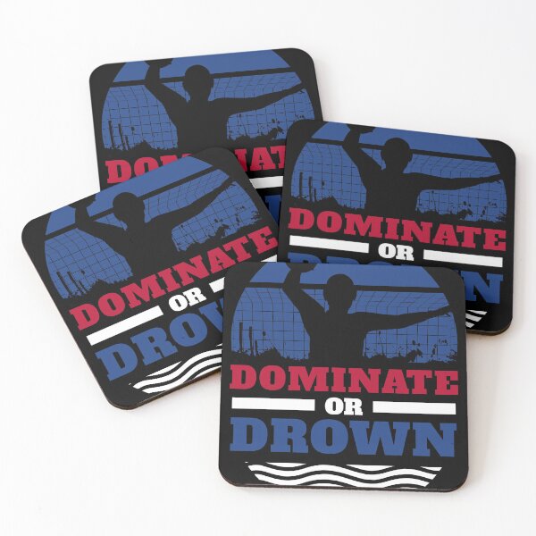 Item preview, Funny Water Polo print | Dominate or Drown Gift product designed and sold by Lisbob.