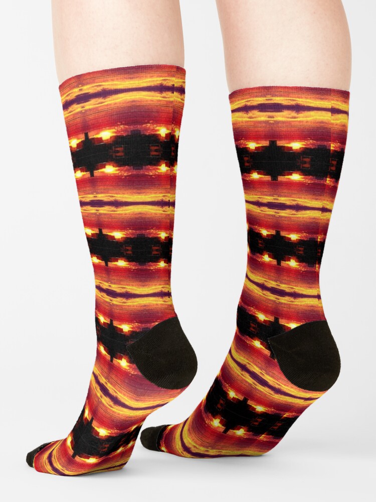 Alternate view of Quadruple sunset Socks