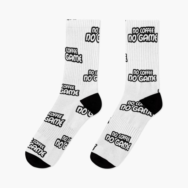 Item preview, No Coffee, No Game - Black Text Outline designed and sold by WPahat.