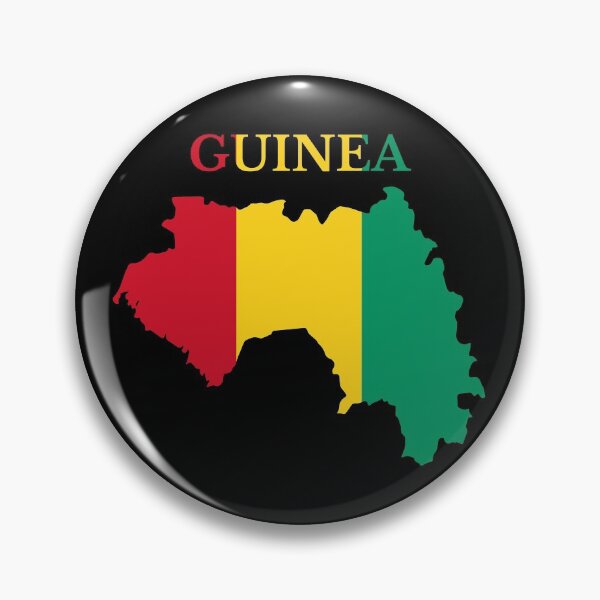 Item preview, Guinea Map Flag designed and sold by marosharaf.