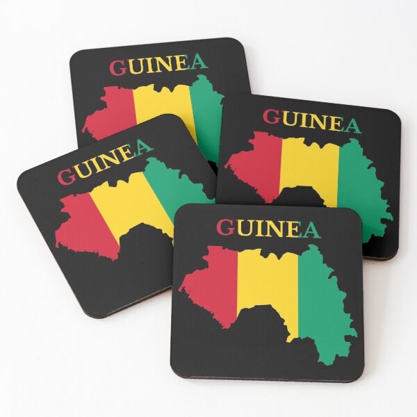 Item preview, Guinea Map Flag designed and sold by marosharaf.
