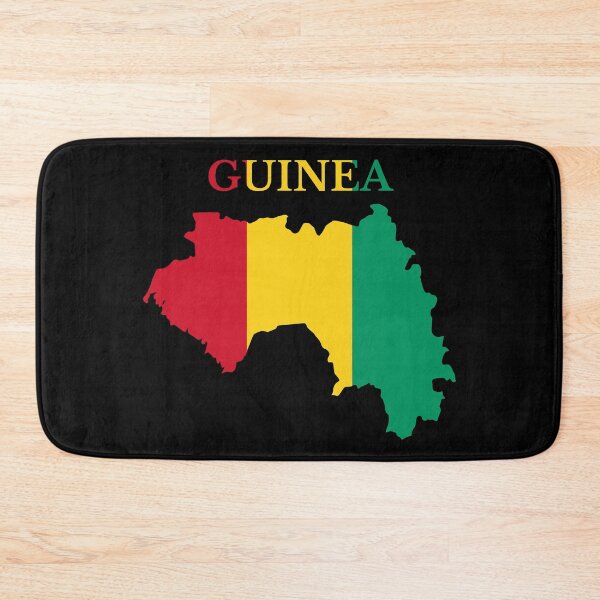 Item preview, Guinea Map Flag designed and sold by marosharaf.