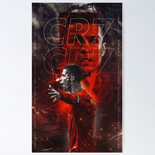 EPIC Warriors - Cristiano Ronaldo Acrylic Drip Wall art