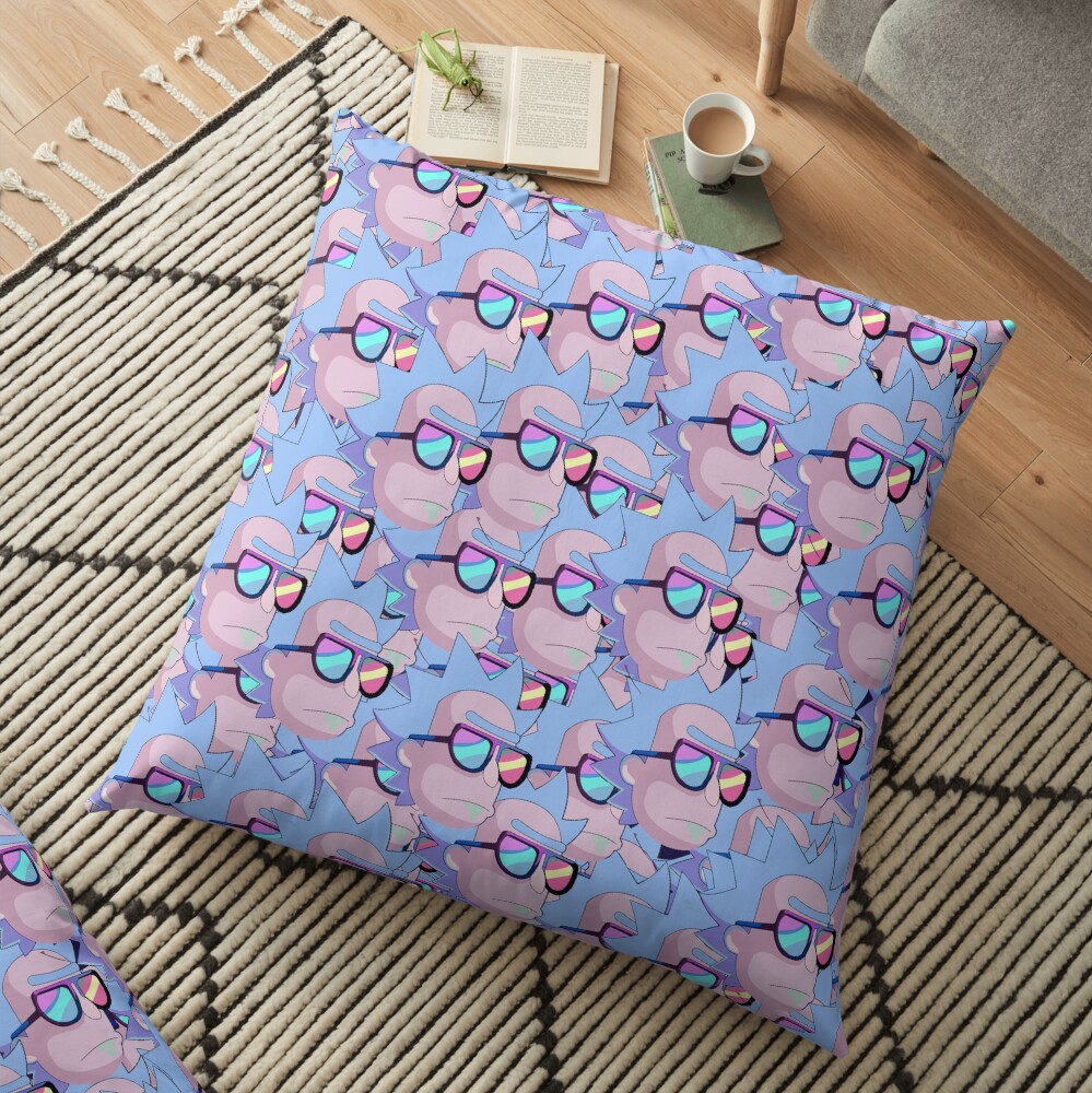 A bit of rick and then some more rick Floor Pillow