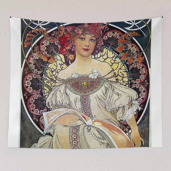 Item preview, Reverie by Alfons Mucha designed and sold by artimaeus.