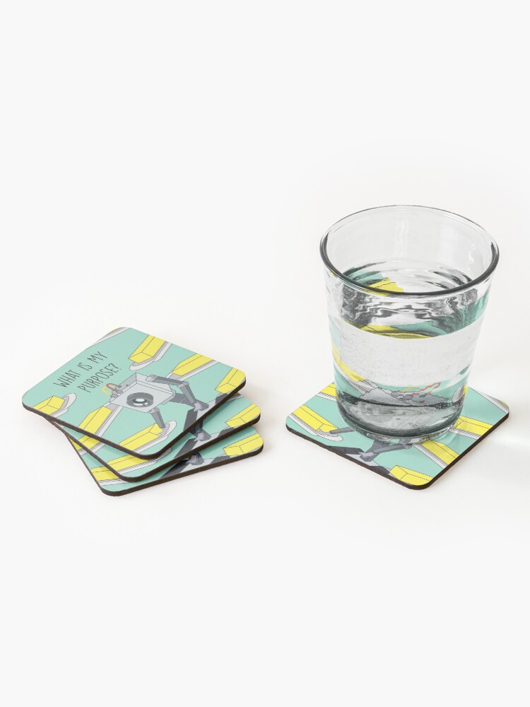 Alternate view of Butterbot Coasters (Set of 4)