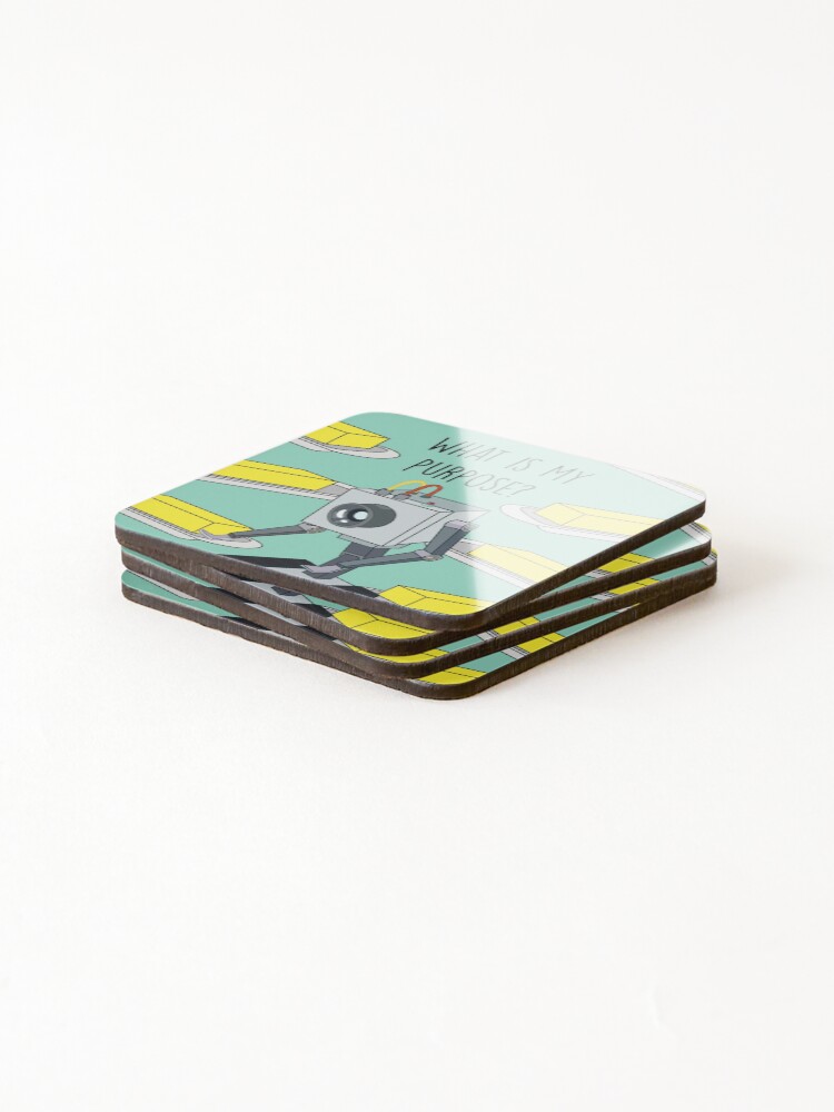 Alternate view of Butterbot Coasters (Set of 4)