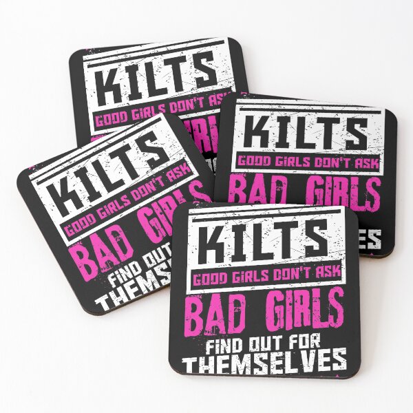 Item preview, Good Girls Don't Ask Funny Scottish Scotland Kilt Gift product designed and sold by Lisbob.