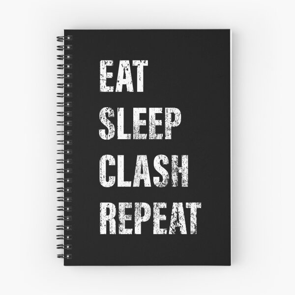 Item preview, Eat Sleep Clash Repeat Funny Gift designed and sold by derradji.