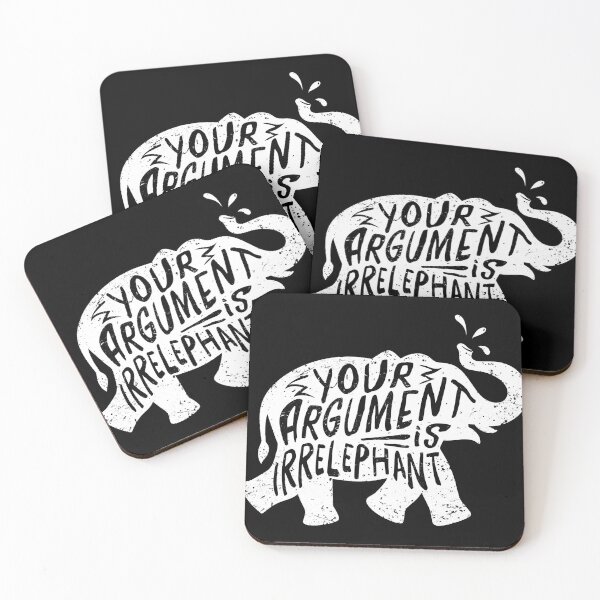 Item preview, Funny Elephant Irrelephant Pun graphic for Pun Lovers designed and sold by Lisbob.