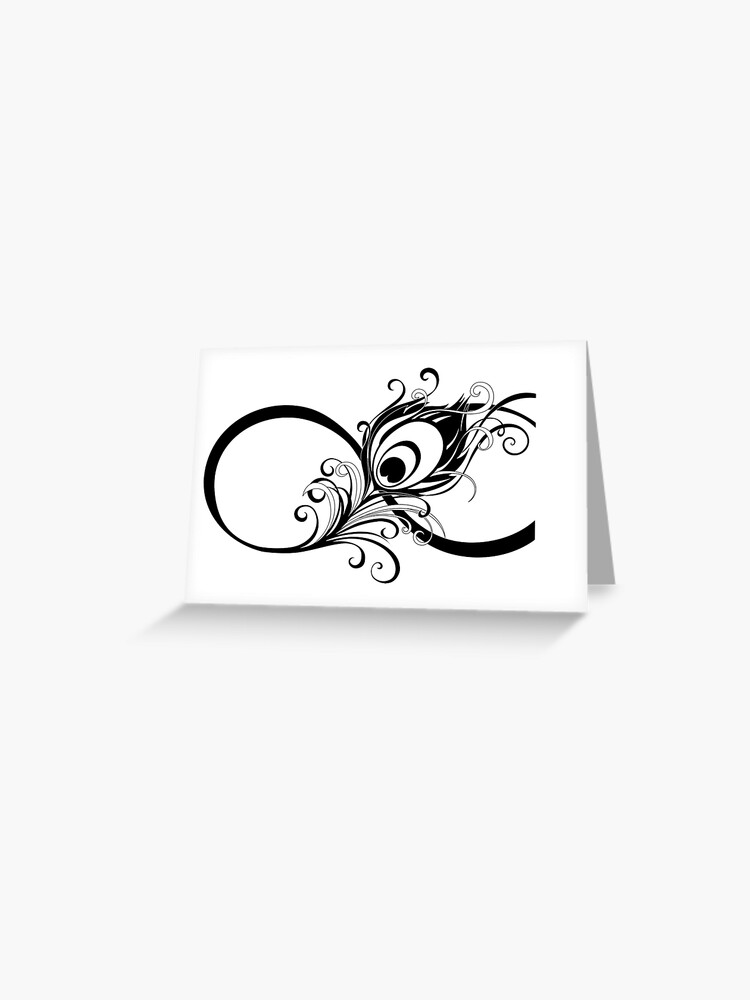 Stylized black peacock feather Sticker for Sale by Blackmoon9