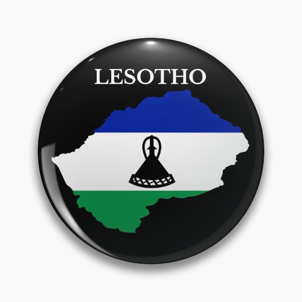 Item preview, Lesotho Map Flag designed and sold by marosharaf.