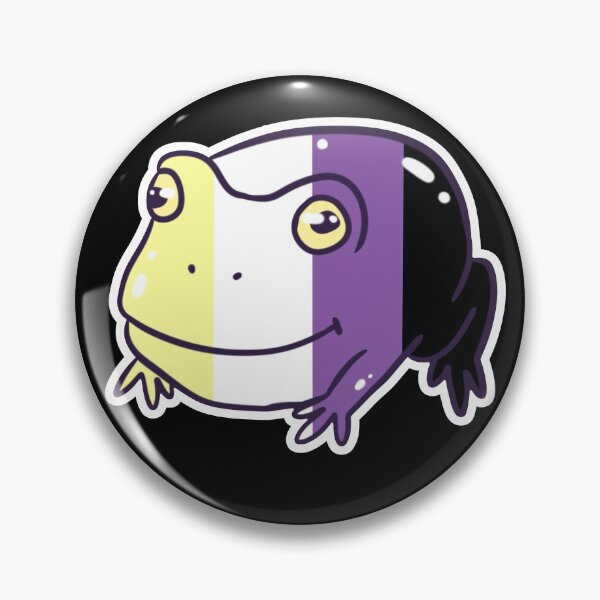 Item preview, Nonbinary Pride Frog designed and sold by howdyrobin.