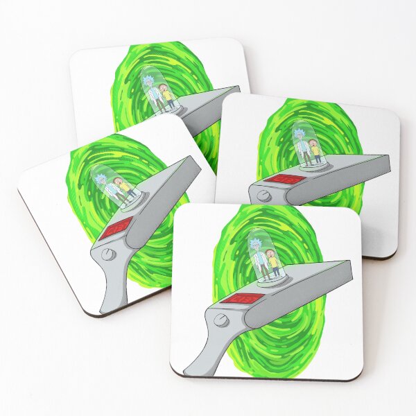 Portal Gun Coasters (Set of 4)