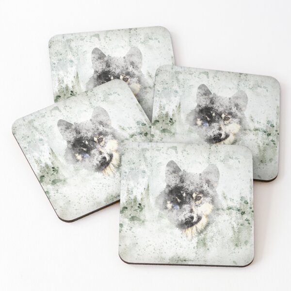 Item preview, Watercolor Wolf designed and sold by Destroyed-Pixel.