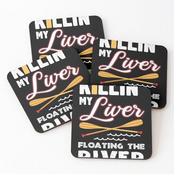 Item preview, Killing My Liver Just Floating The River Rafting design product designed and sold by Lisbob.