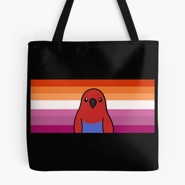 Aperçu de l'œuvre Pride Parrot - Eclectus lesbien créée et vendue par BirbThings.