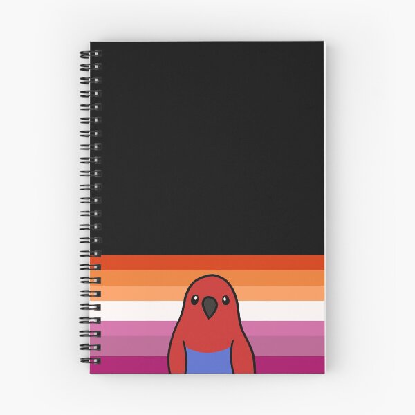 Aperçu de l'œuvre Pride Parrot - Eclectus lesbien créée et vendue par BirbThings.