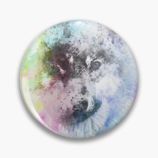 Item preview, Colorful wolf designed and sold by Destroyed-Pixel.