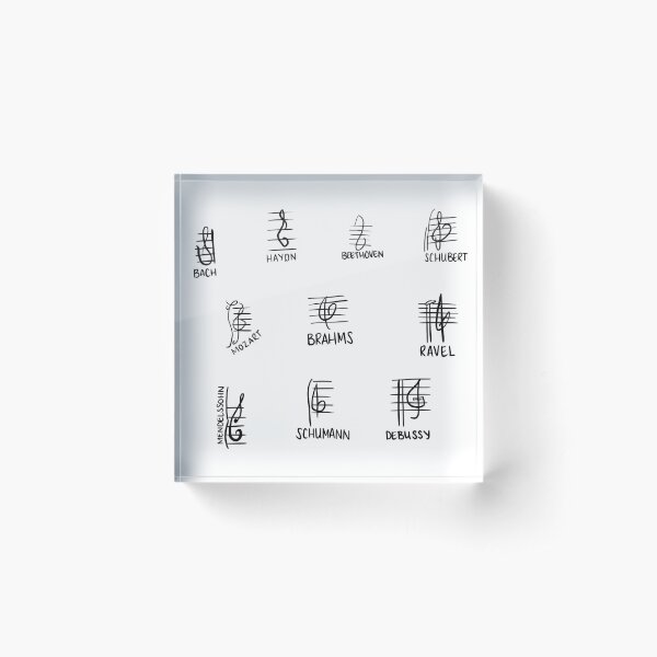 Item preview, Composer Treble Clefs designed and sold by annikabee.