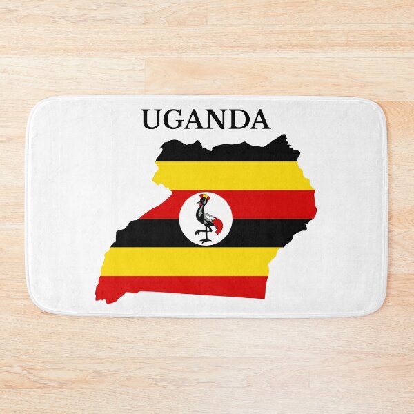 Item preview, Uganda Map Flag designed and sold by marosharaf.