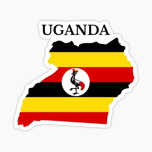 Item preview, Uganda Map Flag designed and sold by marosharaf.