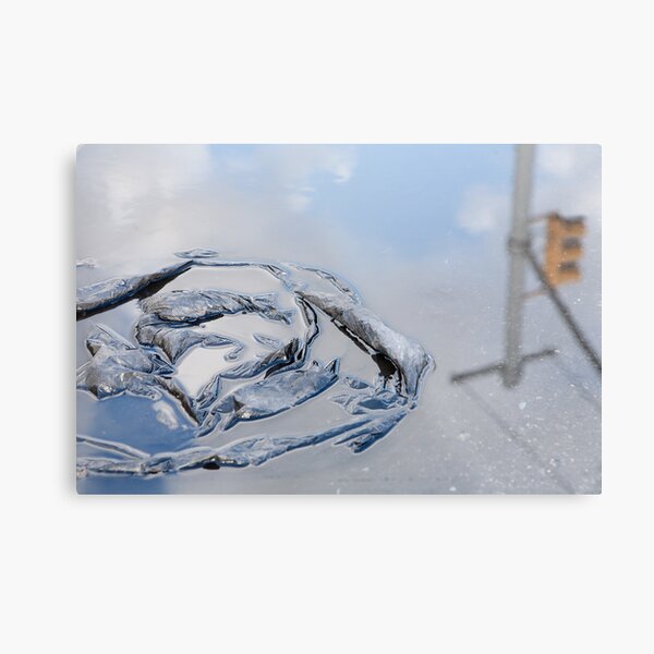 City Reflection Metal Print