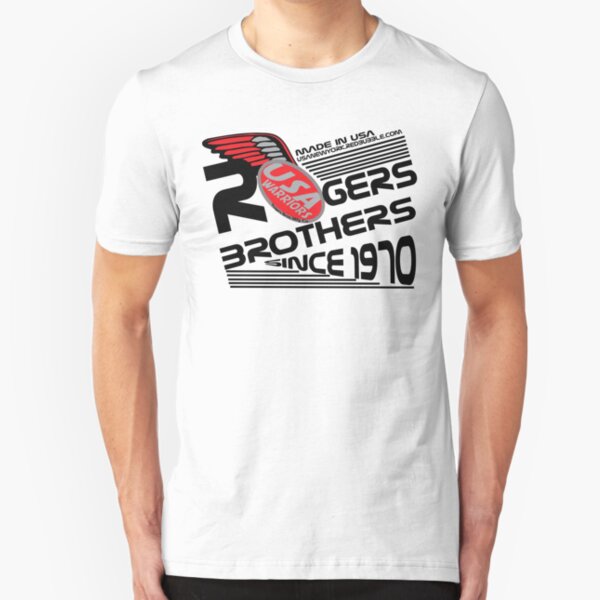 usa warriors by rogers bros Slim Fit T-Shirt