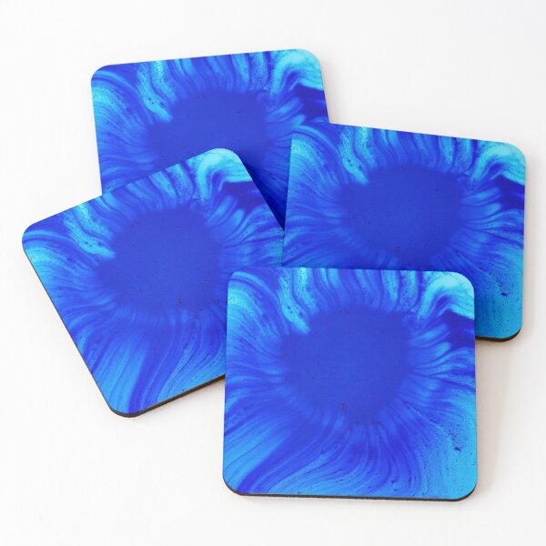 Item preview, cool blue whirls and swirls pattern  designed and sold by cathelkav.