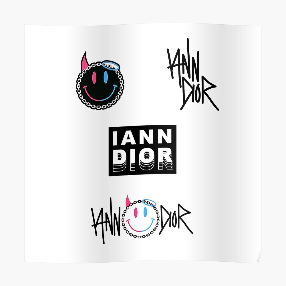 Iann Dior Iann Dior Logo TShirt Iann Dior Rare Merch Sticker for Sale  by Reto Run  Redbubble