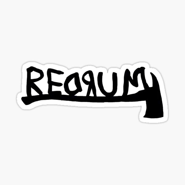 Redrum Stickers | Redbubble