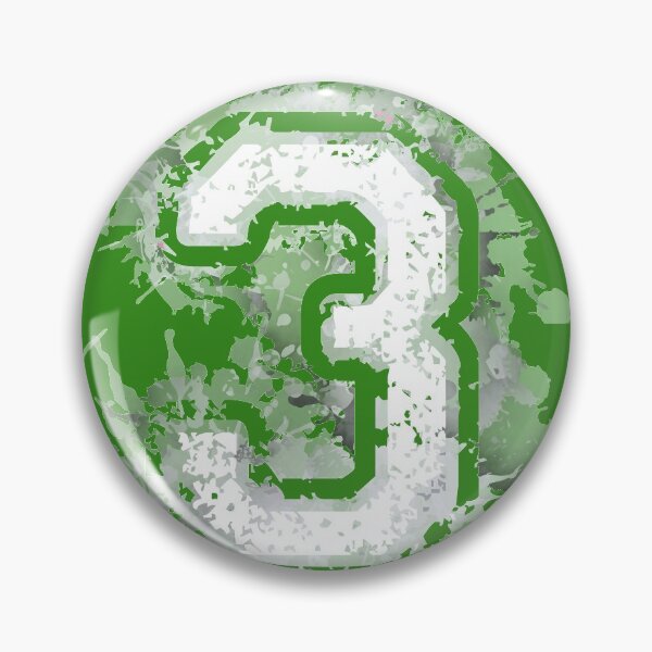 Item preview, Number 3 over green designed and sold by AlbertoRuiZ.