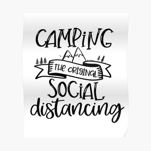 Camping Svg Posters Redbubble