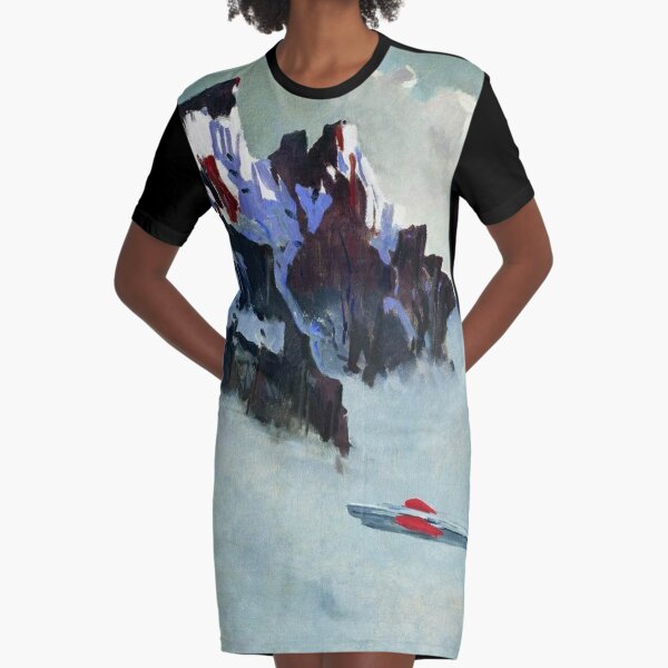In the Air Graphic T-Shirt Dress