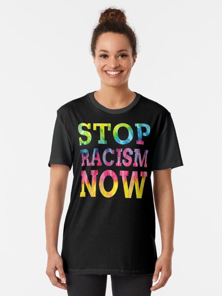 Alternate view of Stop Racism Now (United Colors) Graphic T-Shirt