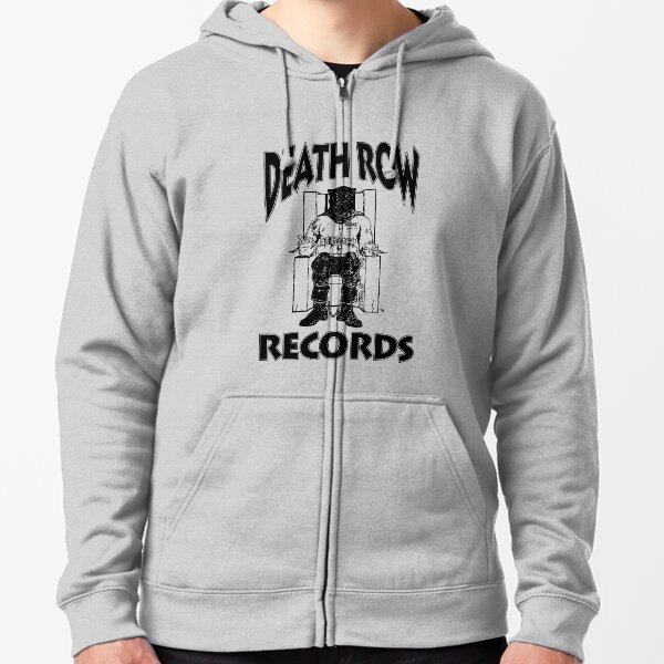 death row-records ruge merch Zipped Hoodie