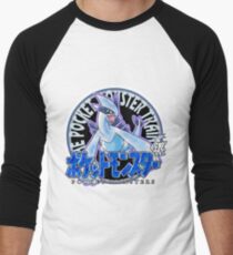 Camiseta ¾ bicolor para hombre Pokemon Returns: Plata
