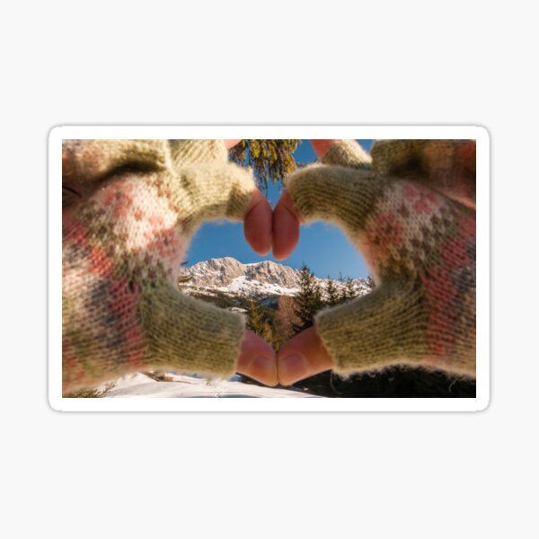 ♥ Mountains Sticker