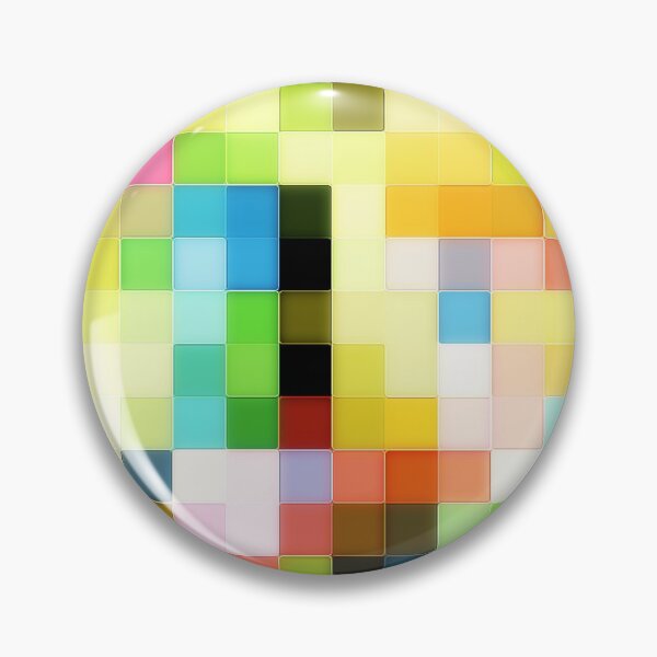 Item preview, Colourful square mosaic  designed and sold by Geekdaduk.
