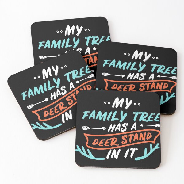 Item preview, Hunting Gift print | Family Tree Has a Deer Stand | Hunt designed and sold by Lisbob.
