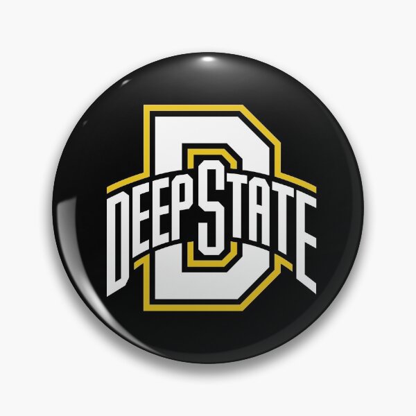Item preview, Deep State University - white-yellow logo on black designed and sold by Clandestocracy.